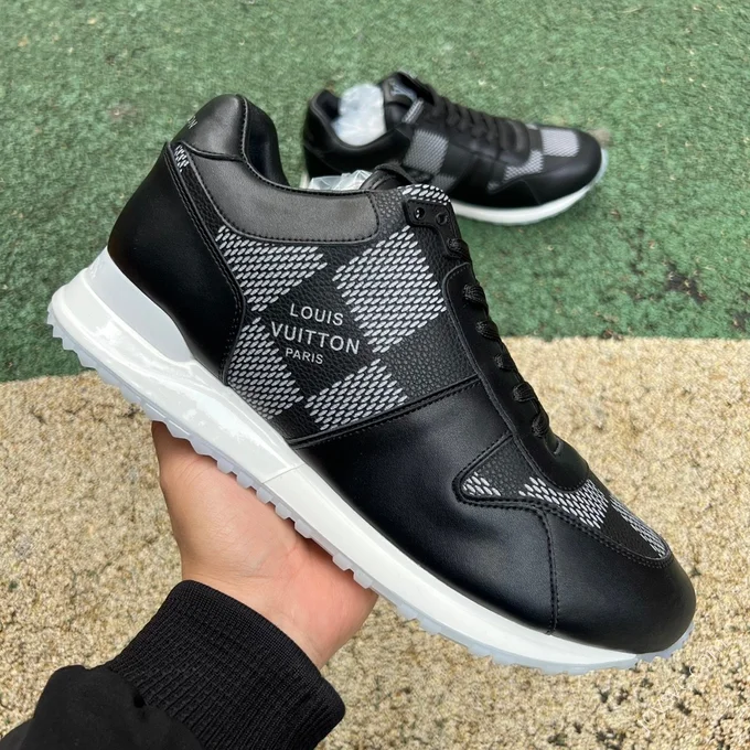 LOUIS VUITTON Run Away Embossed Black Grey