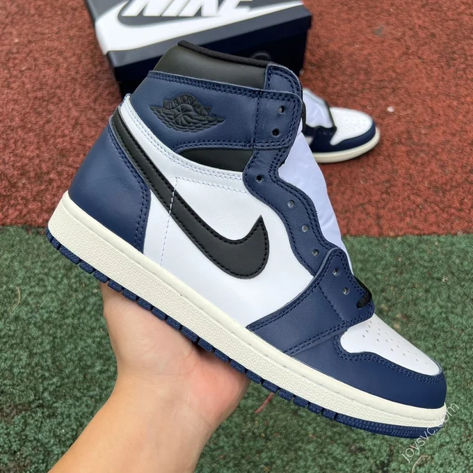 Air Jordan 1 White Blue Navy High Sneakers DZ5485-401