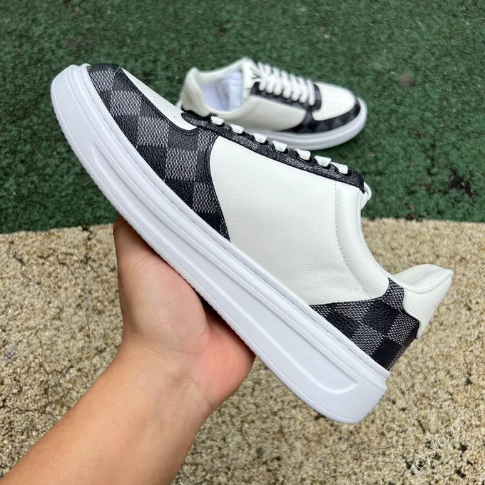 LV beverly hills sneaker Black Grey White