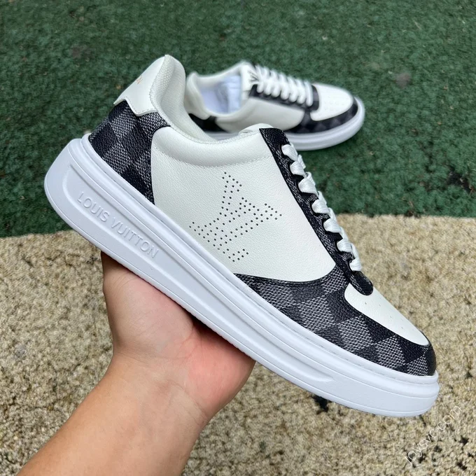 LV beverly hills sneaker Black Grey White