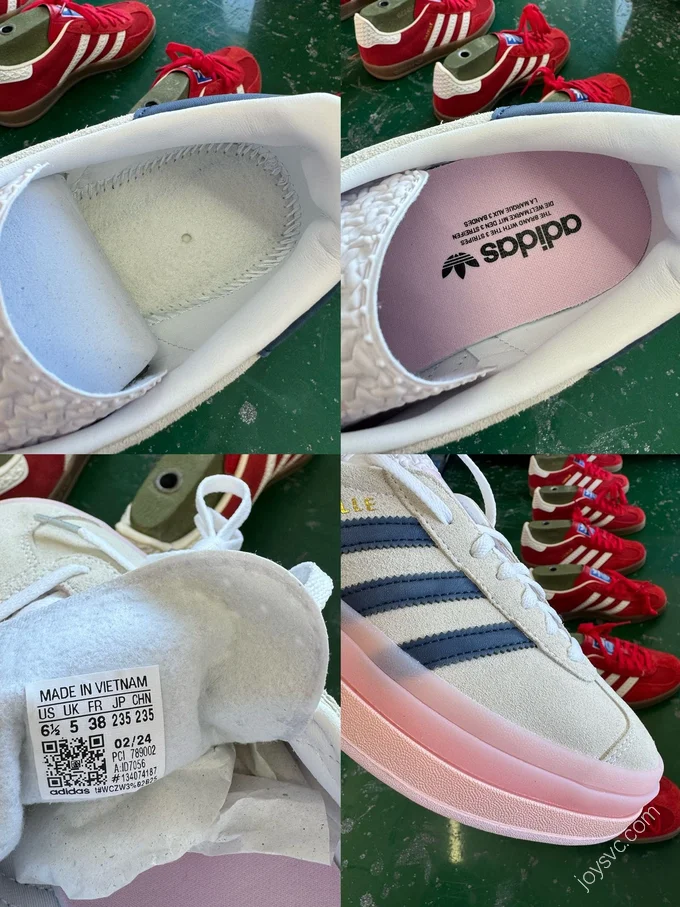 Adidas Gazelle Bold Blue Pink White IE6508