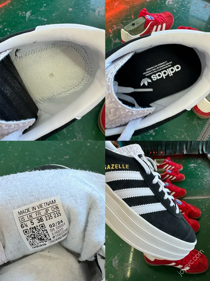 Adidas Gazelle Bold Black White HQ6912