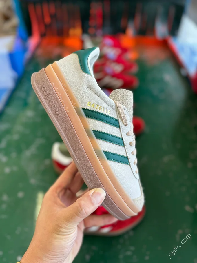 Adidas Gazelle Bold Green White ID7056