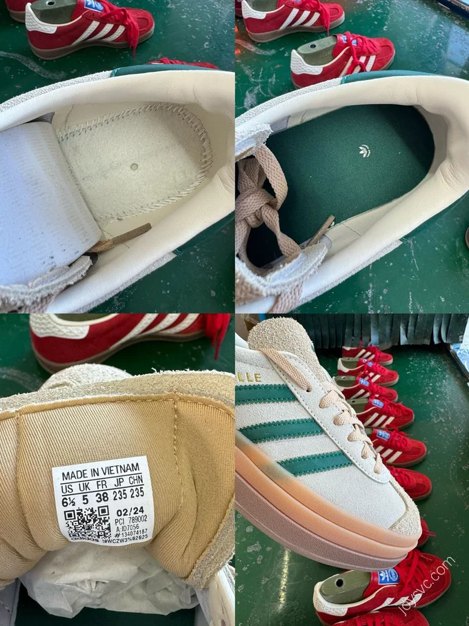 Adidas Gazelle Bold Green White ID7056