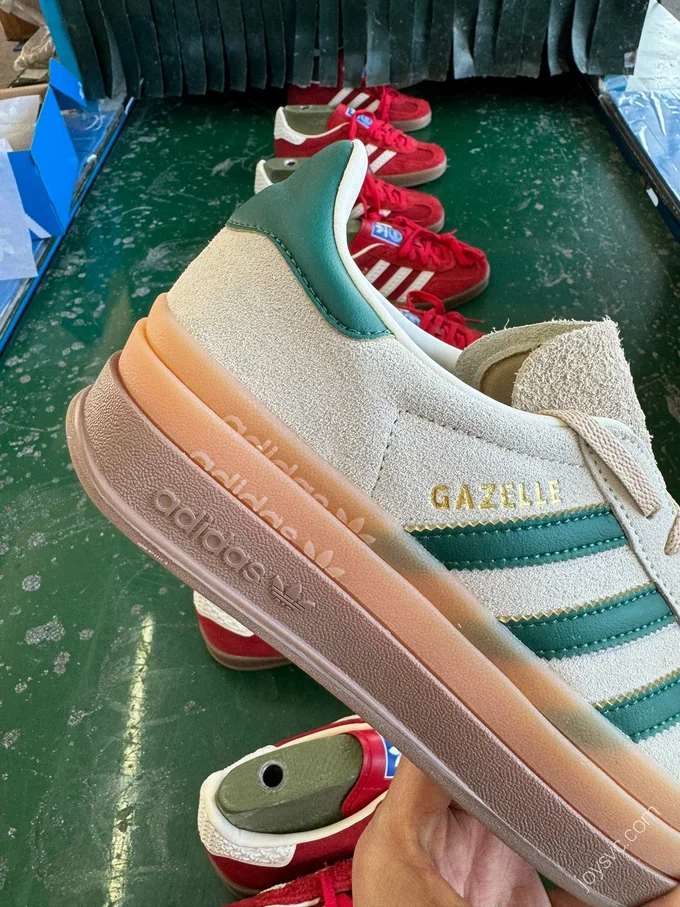 Adidas Gazelle Bold Green White ID7056