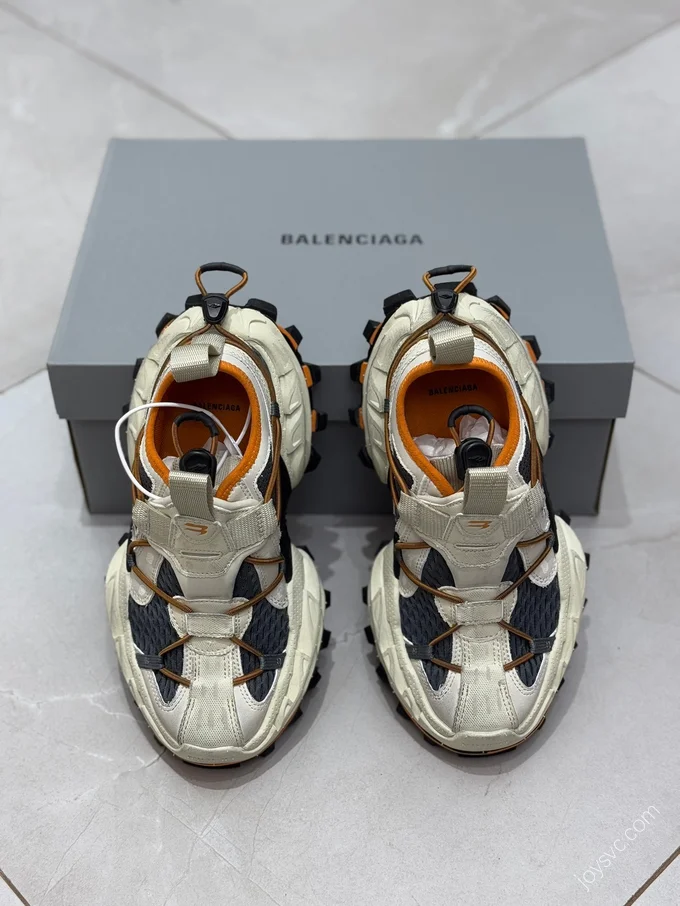 Balenciaga 18XL Hiking Boots Orange