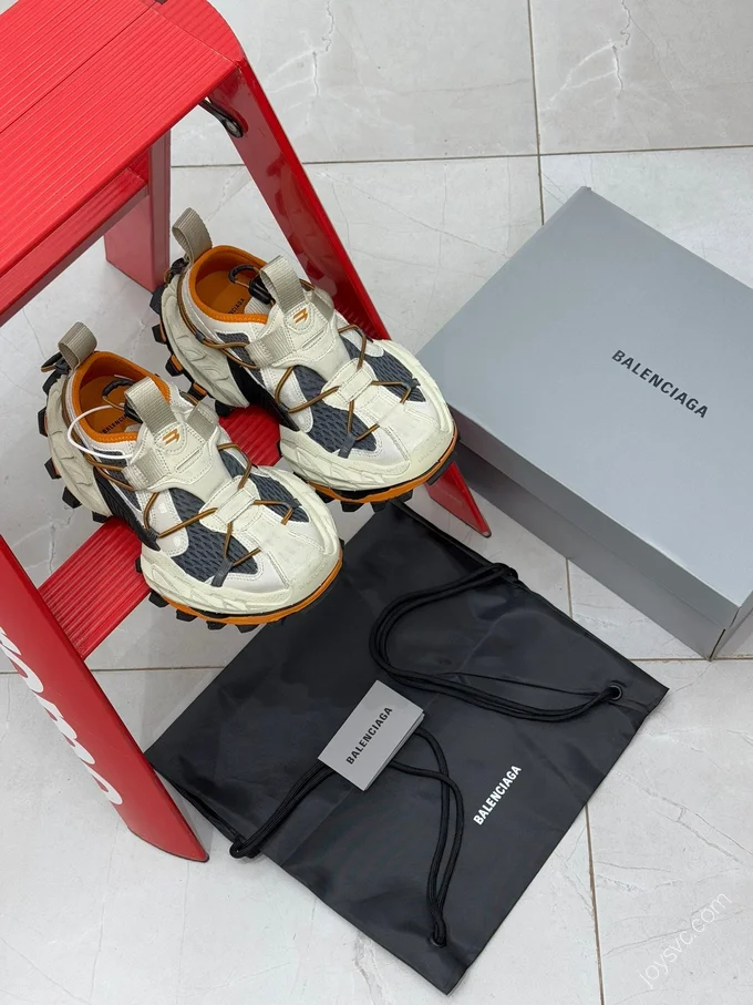 Balenciaga 18XL Hiking Boots Orange