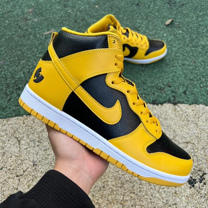 Wu-Tang x Nike Dunk High Black Yellow HJ4320-001