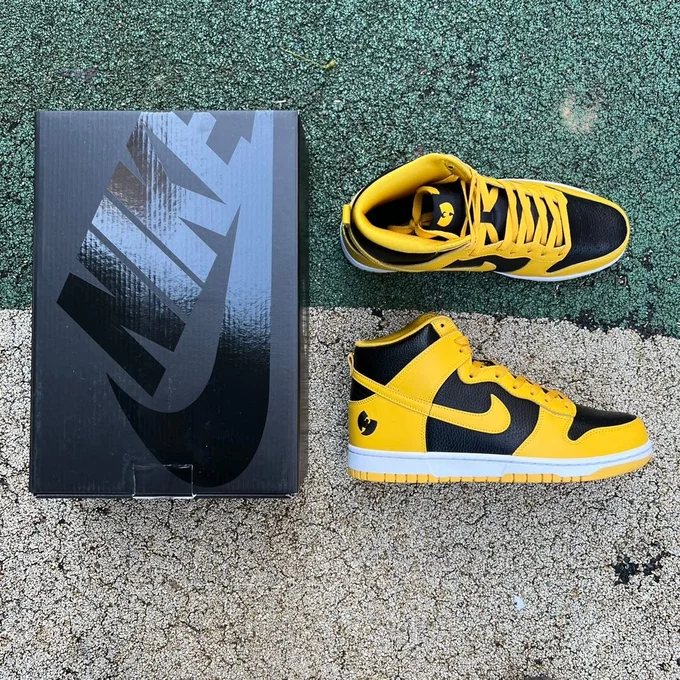 Wu-Tang x Nike Dunk High Black Yellow HJ4320-001