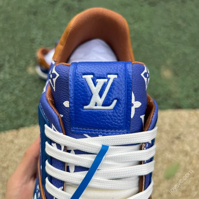 LOUIS VUITTON Trainer Blue Brown