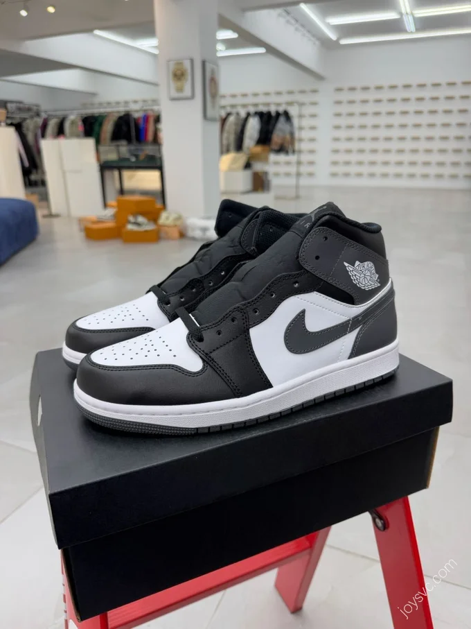 AJ1 Mid Black White Grey DQ8426-001