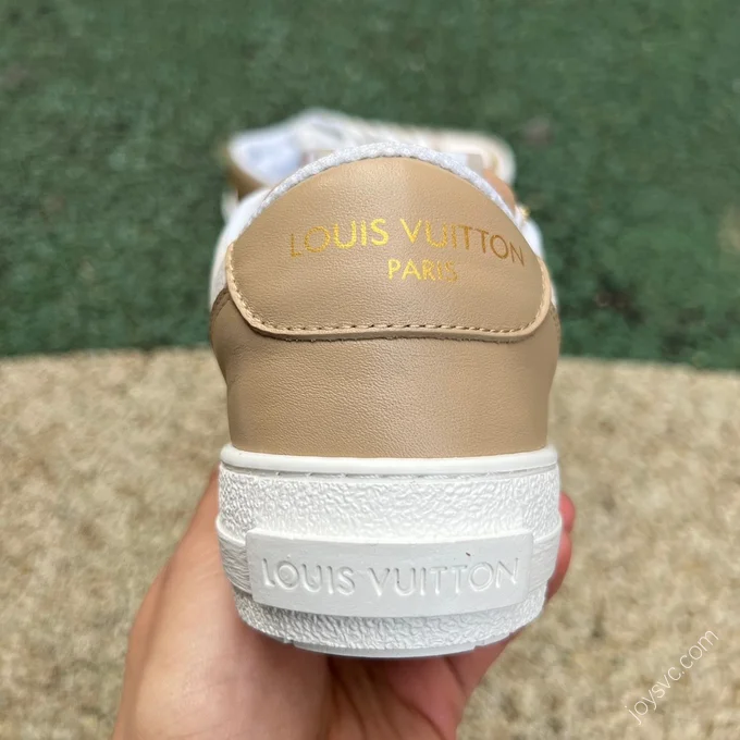 LOUIS VUITTON Charlie Denim White Brown