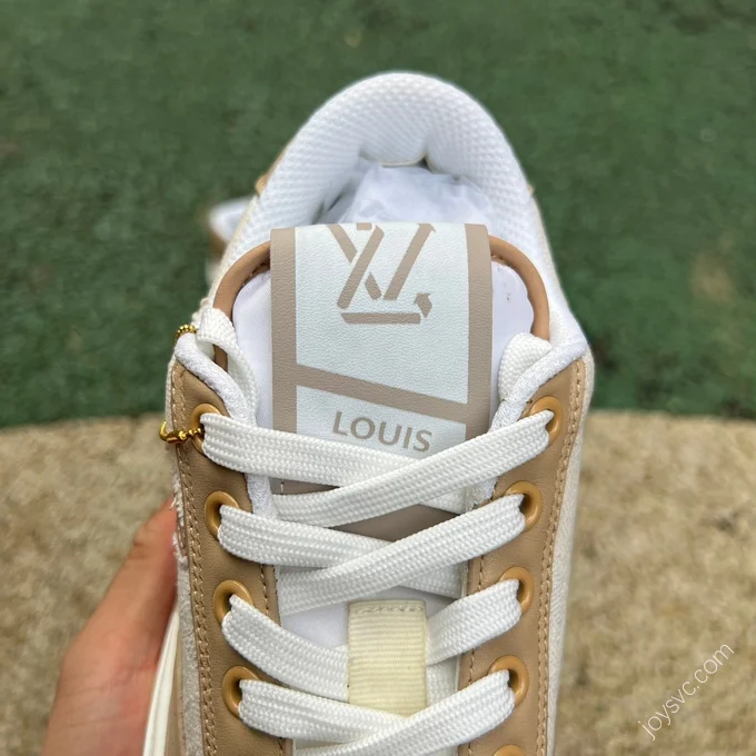 LOUIS VUITTON Charlie Denim White Brown