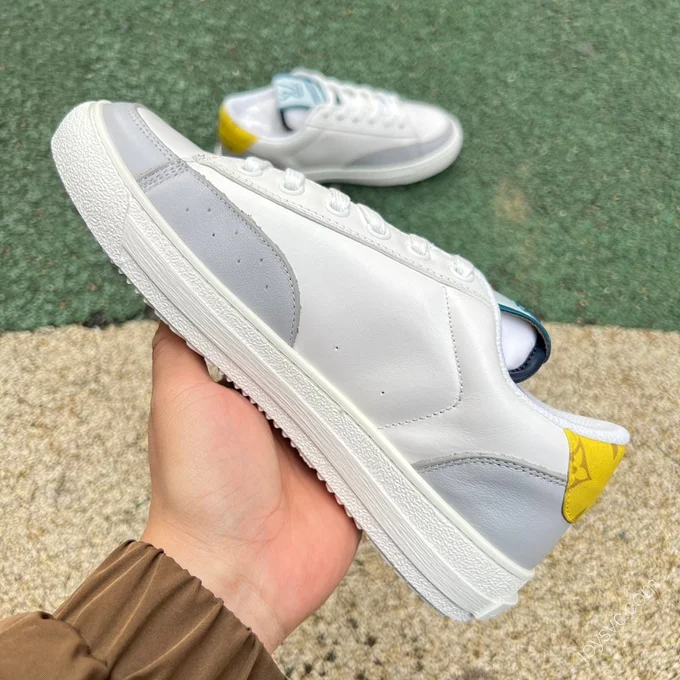 LOUIS VUITTON Charlie Denim White Grey