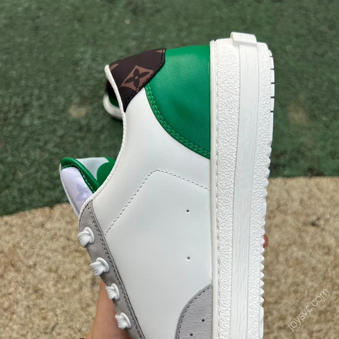 LOUIS VUITTON Charlie Denim White Grey Green