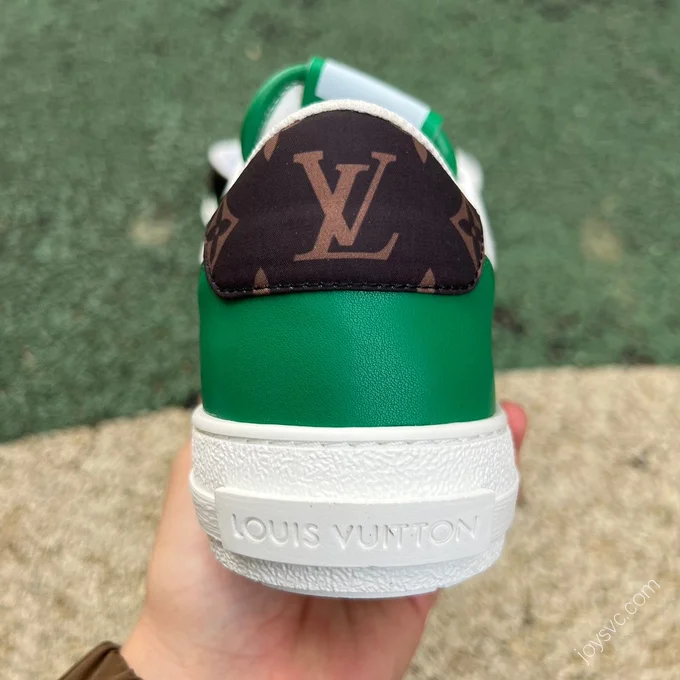 LOUIS VUITTON Charlie Denim White Grey Green