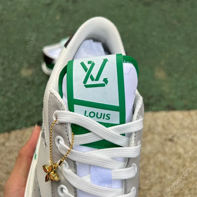 LOUIS VUITTON Charlie Denim White Grey Green