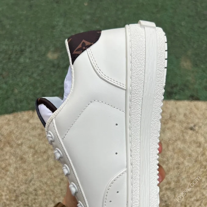 LOUIS VUITTON Charlie Denim White Brown