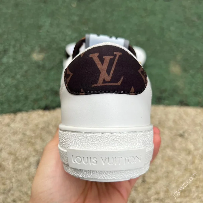 LOUIS VUITTON Charlie Denim White Brown