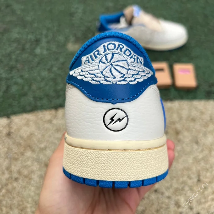 Travis Scott x Fragment Design x Air Jordan 1 Blue White DM7866-104