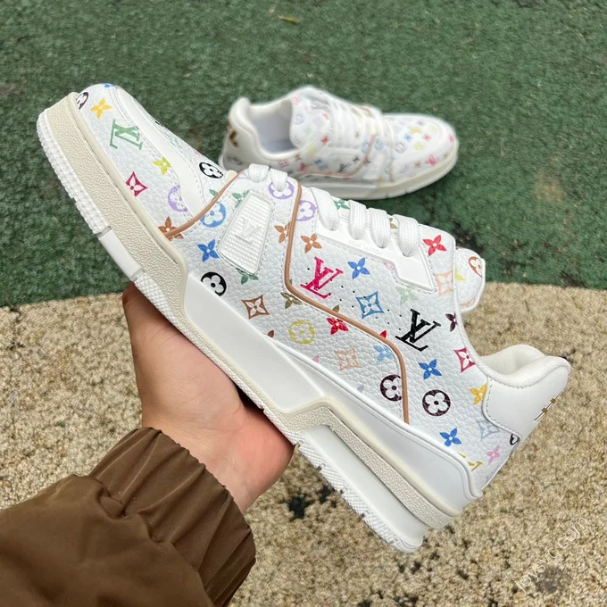 Takashi Murakami x Louis Vuitton Trainer White