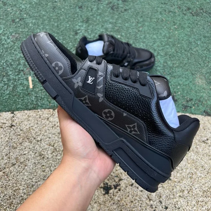 LOUIS VUITTON Trainer Black Denim