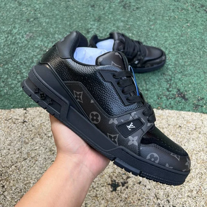 LOUIS VUITTON Trainer Black Denim