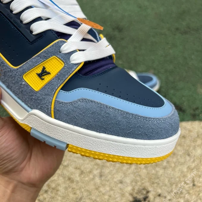 LOUIS VUITTON Trainer Blue Yellow