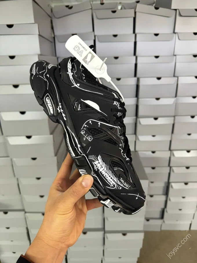 BALENCIAGA Track Mule Clear Sole Sneakers 3.0