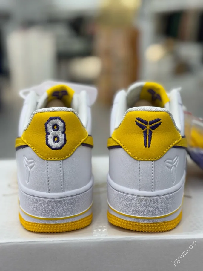 Kobe Bryant x Nike Air Force 1 Yellow Purple White FZ1151-100