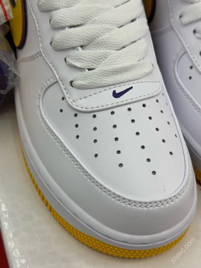 Kobe Bryant x Nike Air Force 1 Yellow Purple White FZ1151-100