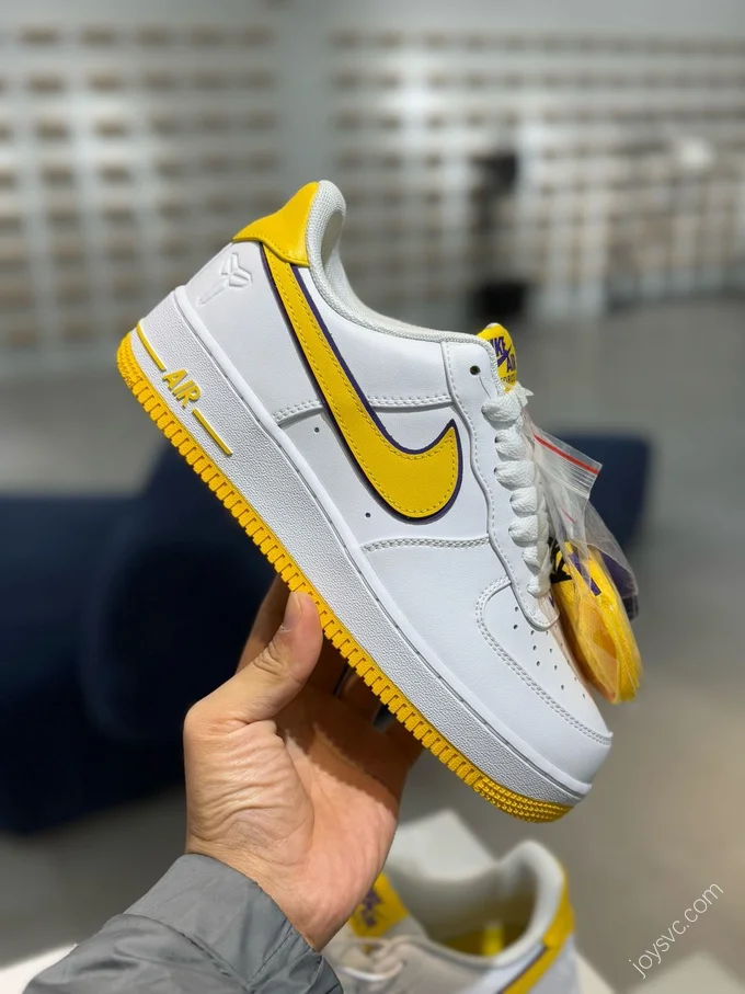 Kobe Bryant x Nike Air Force 1 Yellow Purple White FZ1151-100