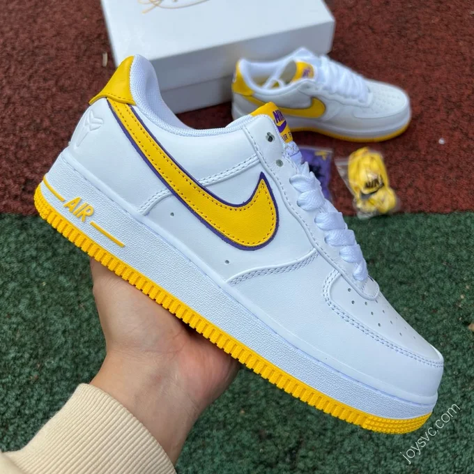 Kobe Bryant x Nike Air Force 1 Yellow White FZ1151-100