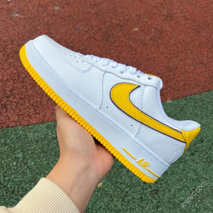 Kobe Bryant x Nike Air Force 1 Yellow White FZ1151-100