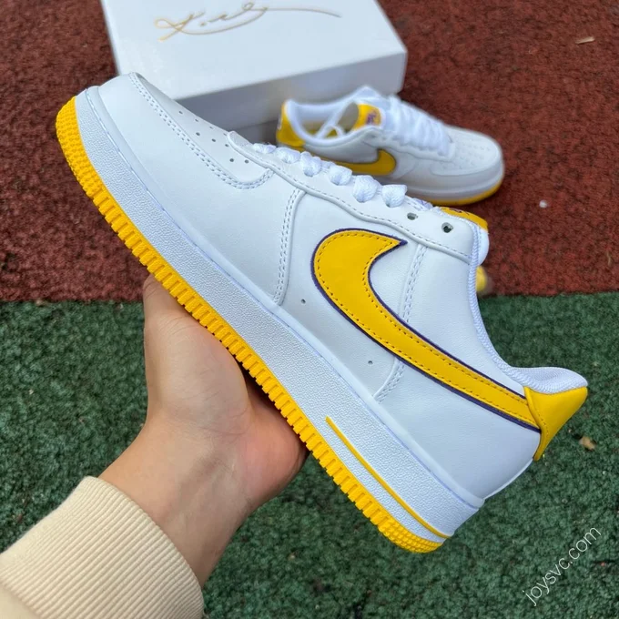 Kobe Bryant x Nike Air Force 1 Yellow White FZ1151-100