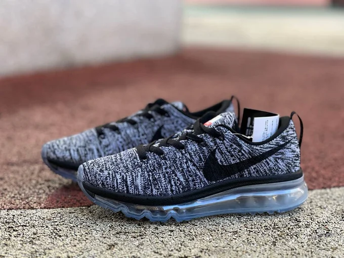 Nike Flyknit Air Max 2016 Grey Black 620469-105