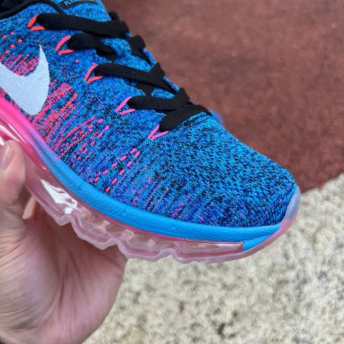 Nike Flyknit Air Max 2016 Blue Pink 620469-014