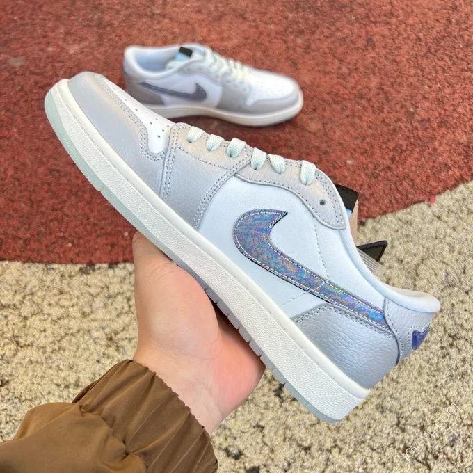 Air Jordan 1 Low CNY White Gray Silver Laser HF3144-100