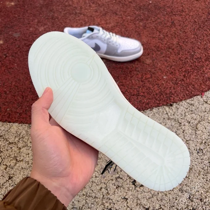 Air Jordan 1 Low CNY White Gray Silver Laser HF3144-100