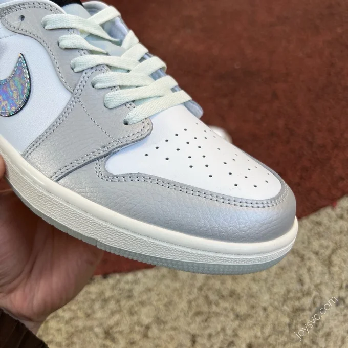 Air Jordan 1 Low CNY White Gray Silver Laser HF3144-100