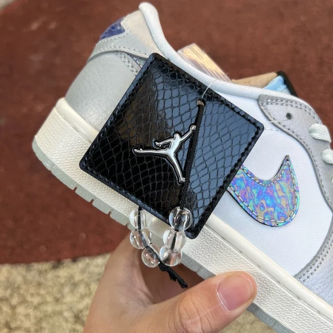 Air Jordan 1 Low CNY White Gray Silver Laser HF3144-100