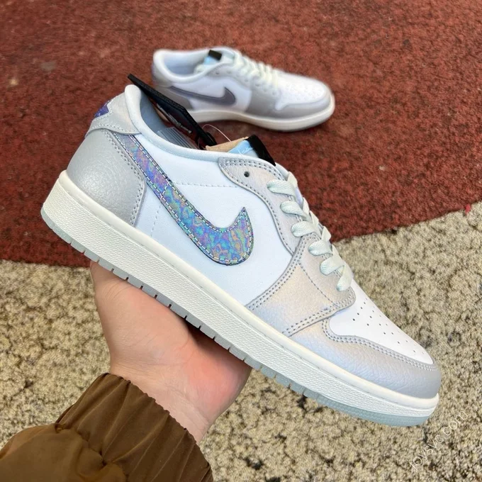 Air Jordan 1 Low CNY White Gray Silver Laser HF3144-100