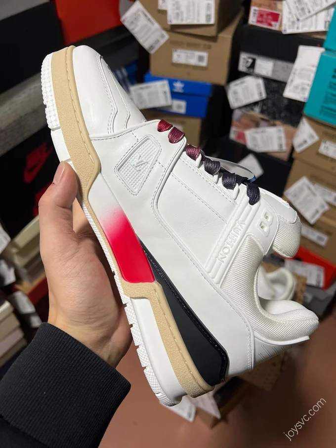 LV Trainer White Red Multicolor