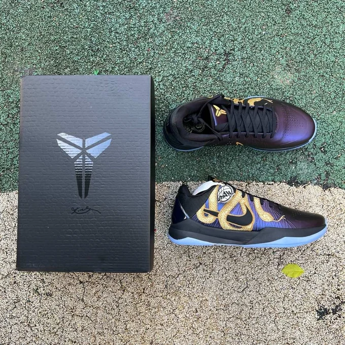 Nike Kobe 5 Protro Gold Purple Black IB4481-500