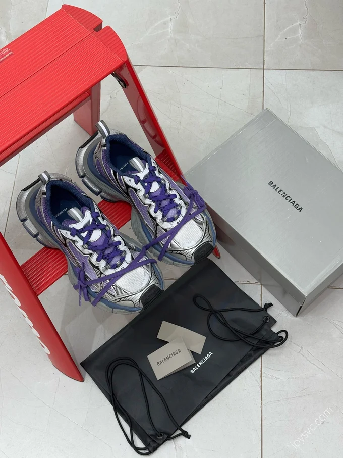 Balenciaga 3XL Sneakers Grey Purple 10th Gen