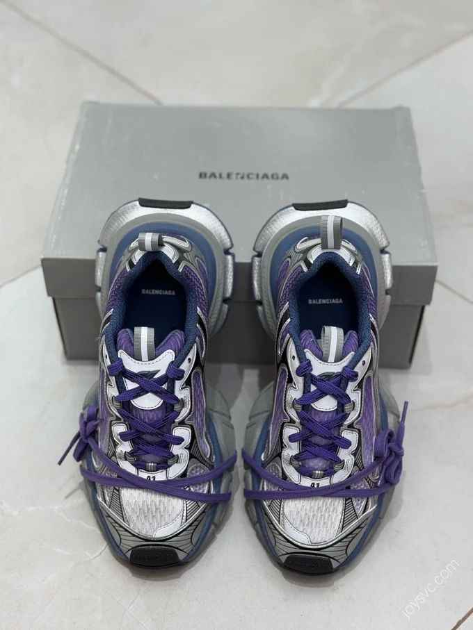 Balenciaga 3XL Sneakers Grey Purple 10th Gen