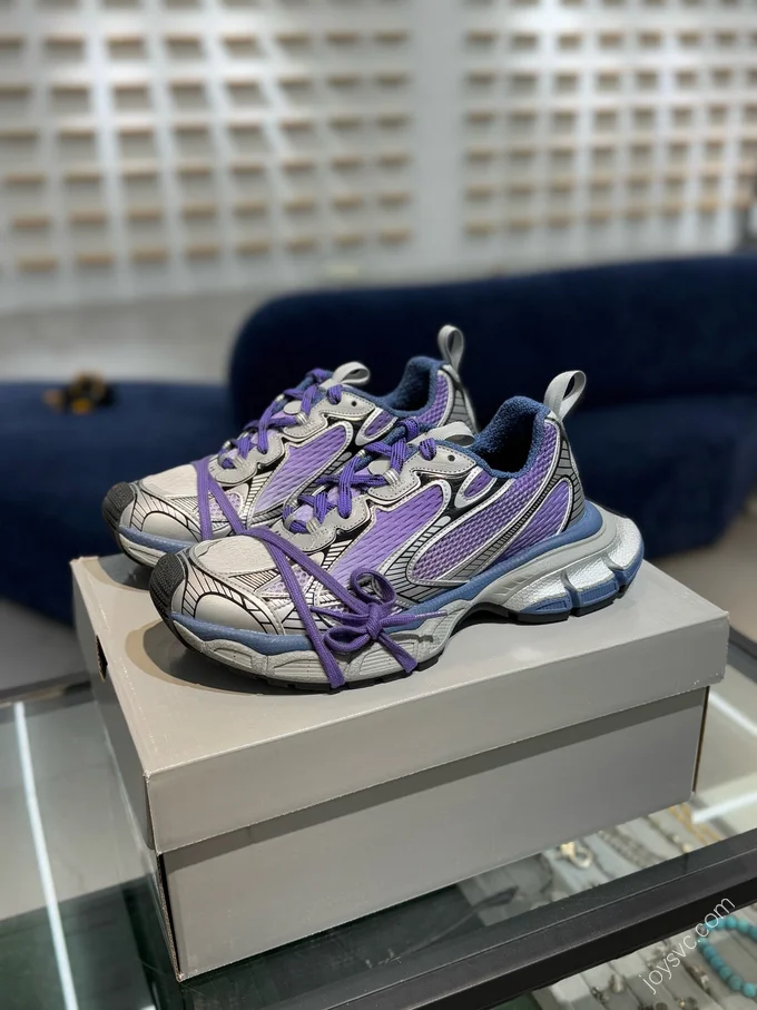 Balenciaga 3XL Sneakers Grey Purple 10th Gen