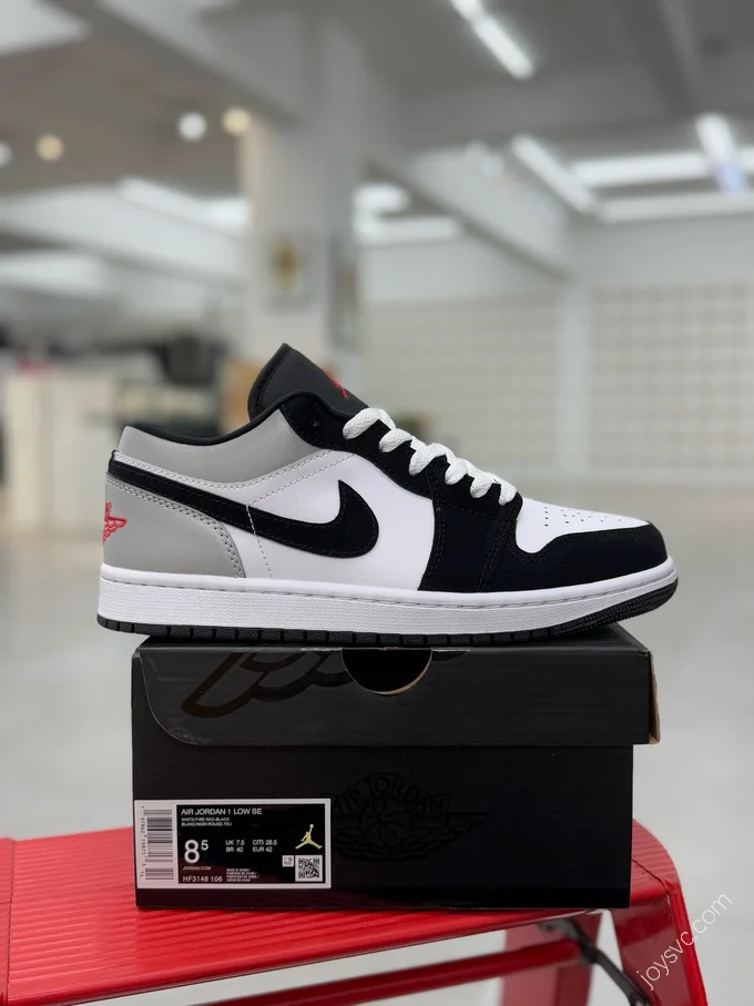 AJ1 Low 3M Reflective Black White HF3148-106