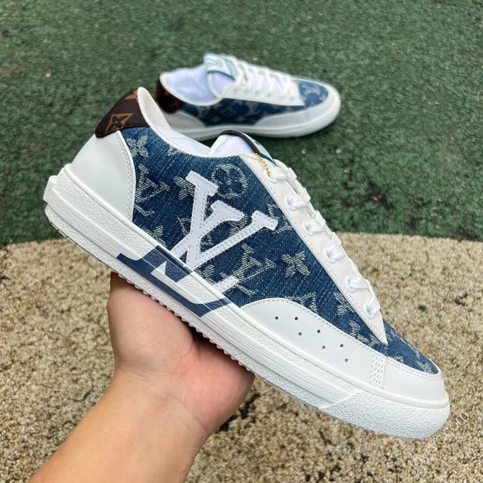 LOUIS VUITTON Charlie White Blue Denim