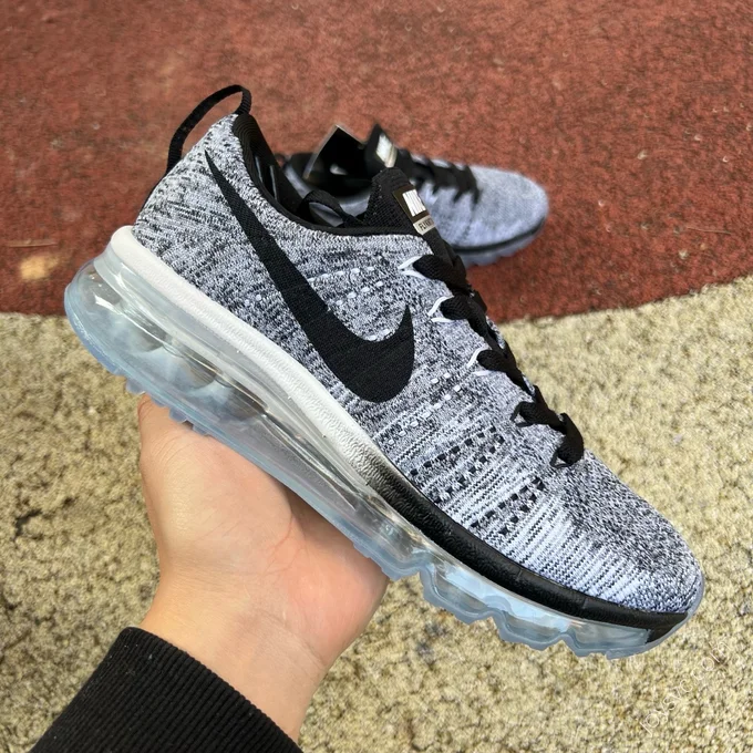 Nike Flyknit Air Max Grey Black 620469-102